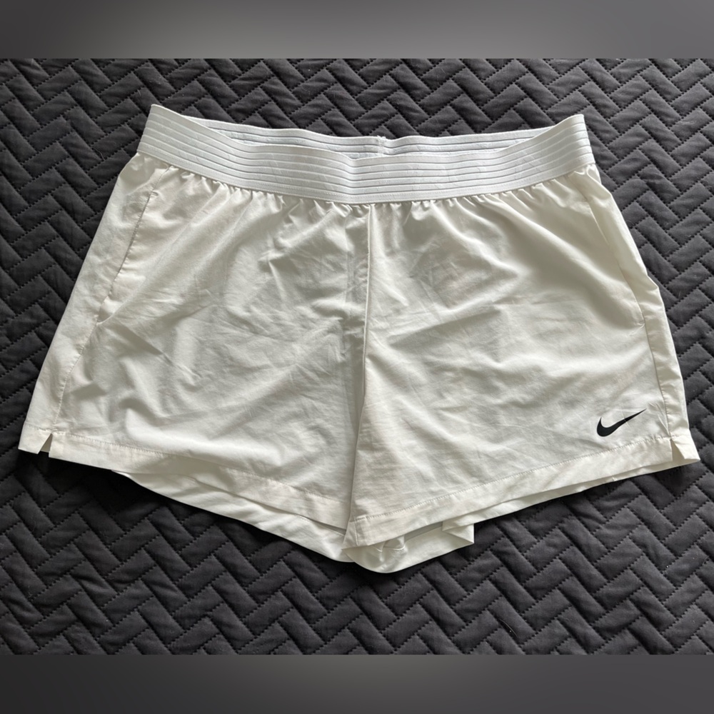 Nike Dri-FIT White Performance Shorts